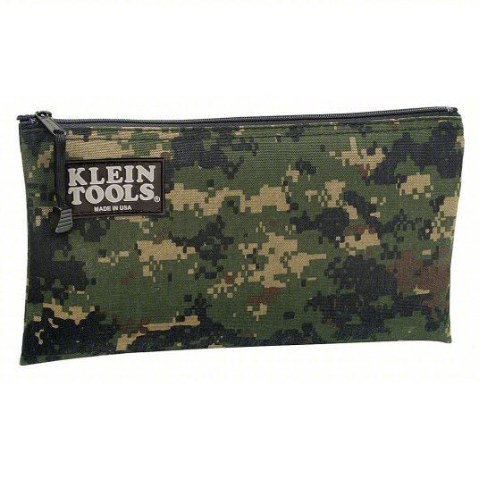 Klein 5139C Tool Bag Camouflage, 12 1/2 in Overall Wd, 1/2 in Overall Dp, 7 in Overall Ht, 1 Bags