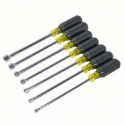 Klein 647M Fastener-Holding Nut Driver Set SAE, 15 3/4 in, 6 in Shank Lg, Ergonomic Grip