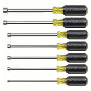 Klein 647M Fastener-Holding Nut Driver Set SAE, 15 3/4 in, 6 in Shank Lg, Ergonomic Grip