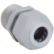 Hubbell SEC50GA Liquid Tight Cord Connector Nylon, 1/2 in MNPT, 0.17 in to 0.45 in, Gray