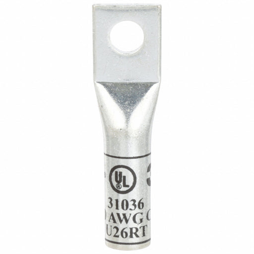 3M 31060 Compression Lugs, 1/2 in Stud Size, 400 kcmil For Wire Sizes, Stranded Wire Type, Long, Copper