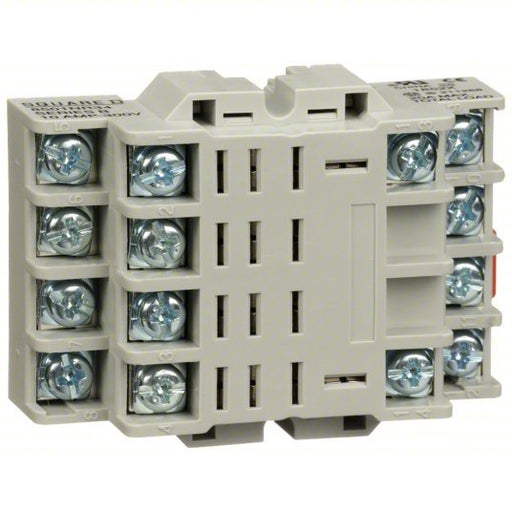 Schneider 8501NR34 Relay Socket 10 A Rating, DIN-Rail & Surface Socket Mounting, 14 Pins, F Socket, Elevator