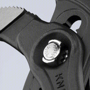 Knipex 87 01 400 SBA Water Pump Plier V, Push Button, 3 1/2 in Max Jaw Opening, 16 in Overall Lg, 27 Jaw Positions