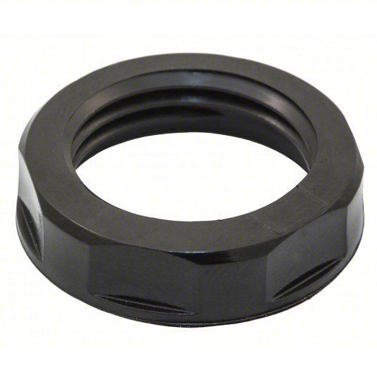 Hubbell 31622003L Low Profile Cord Connector Locknuts Nylon, NPT, 1/2" Thread Size