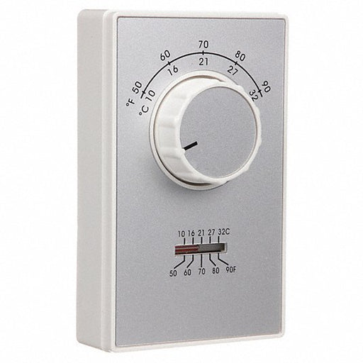 Columbus ETD9STGS Line Volt Mechanical Tstat, Open/Close on Rise, wall, SPDT