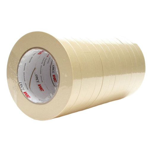 3M 2307 Masking Tape, Tan, 11/16 in x 60 yd, PK48
