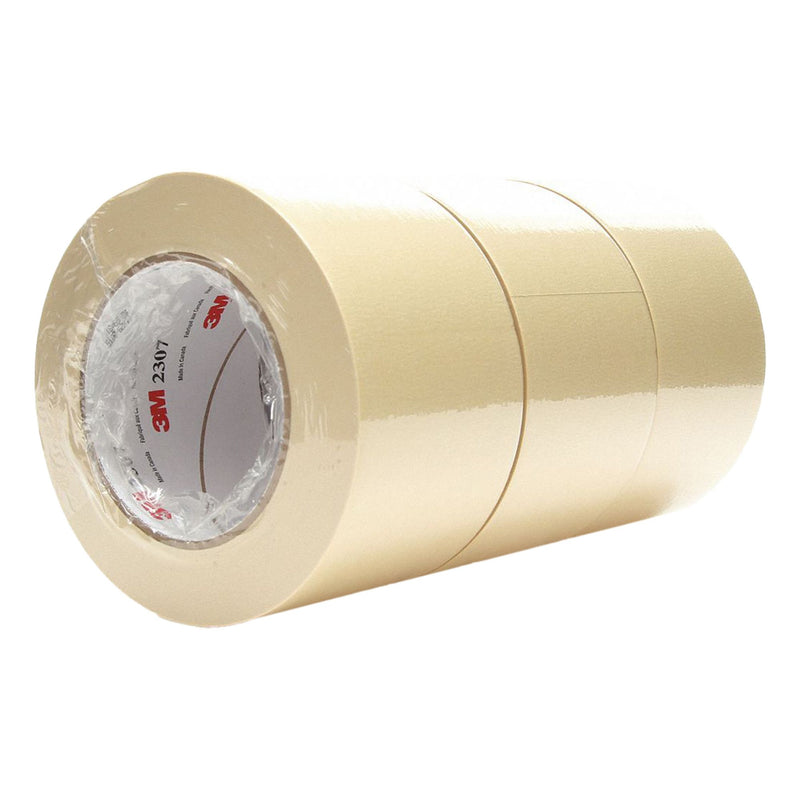 3M 2307 Masking Tape, Tan, 2 13/16 in x 60 yd, PK12