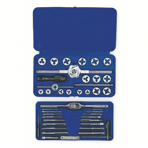 Irwin 24606 Tap and Die Set 41 Pieces, 1/2" - 20 Min. Tap Thread Size, 1/2" - 20 Max. Die Thread Size - Redwood.KV2ETL3