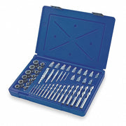 Irwin 3101010 Extractor/Drill Set, HSS, Cobalt, 48 Pcs - Redwood.KV2ETL8