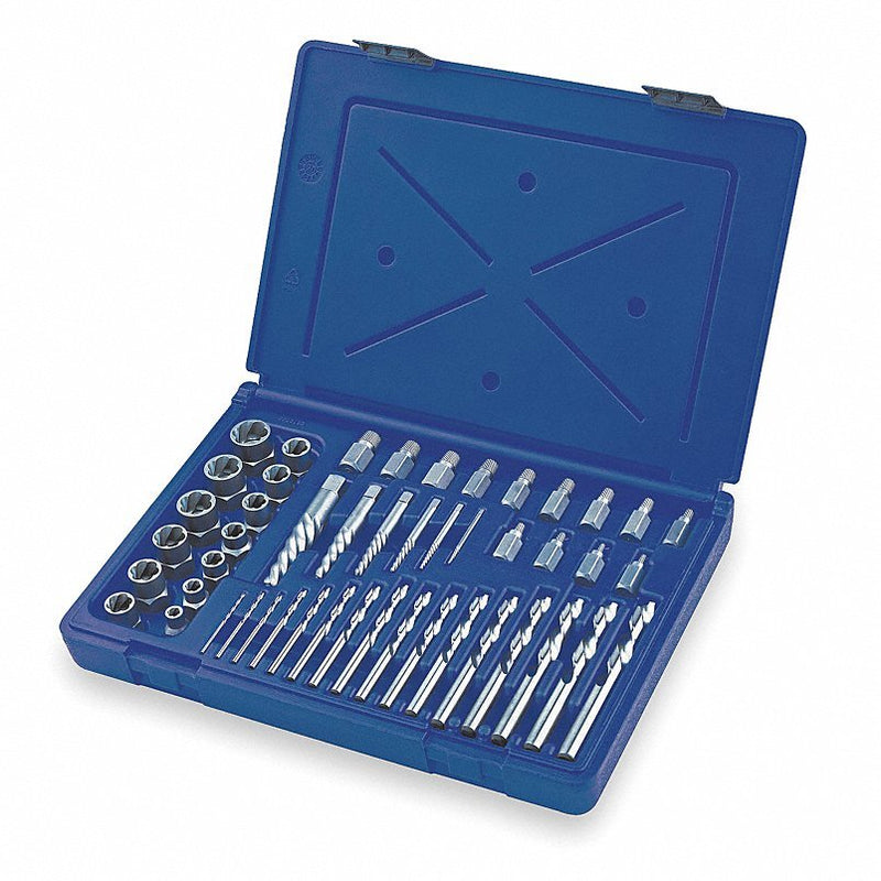 Irwin 3101010 Extractor/Drill Set, HSS, Cobalt, 48 Pcs - Redwood.KV2ETL8
