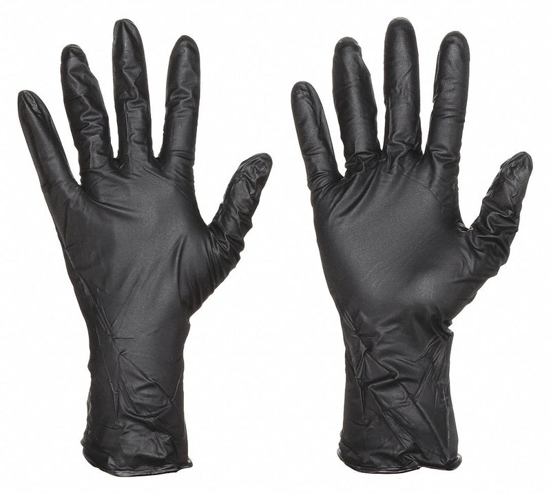 MCR Safety 6062L Disposable Gloves, Food-Grade/Gen Purpose, L (9), 6 mil, Powder-Free, Nitrile, 100 PK