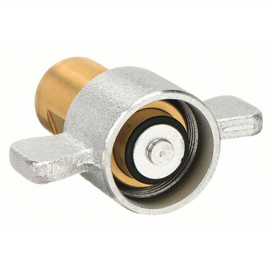 Aeroquip 5100-S5-16B Hydraulic Quick Connect Hose Coupling 1 in Coupling Size, Brass, 151 lpm Max. Flow Rate