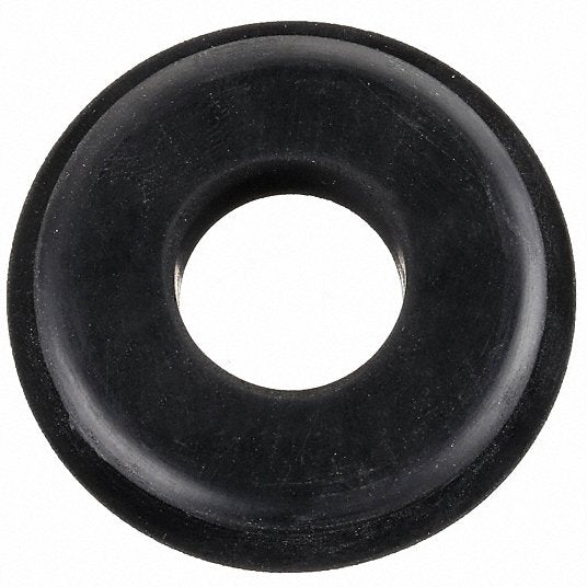 Velvac 035007-1 Gladhand Seal Full Face Seal, 0.36 in Thick, Black, 60A-65A, 50 PK
