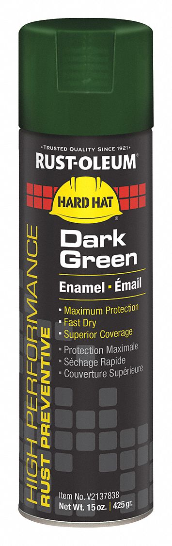 Rust-Oleum V2137838 Rust Preventative Spray Paint, Premium Spray Paints, Rust Preventative Spray Paint, Green