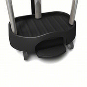Rubbermaid FG630000BLA Linen Hamper Black, Plastic/Aluminum