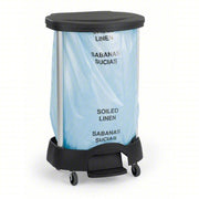 Rubbermaid FG630000BLA Linen Hamper Black, Plastic/Aluminum