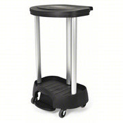 Rubbermaid FG630000BLA Linen Hamper Black, Plastic/Aluminum