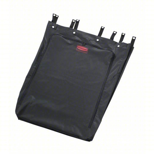 Rubbermaid FG635000BLA Linen Hamper Bag, Black, Vinyl