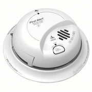 BRK SC9120B Carbon Monoxide and Smoke Alarm, Electrochemical, Ionization Sensor, 85 dB @ 10 ft Audible Alert