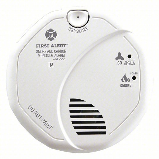 BRK SC7010BV Carbon Monoxide and Smoke Alarm, Photoelectric Sensor, 85 dB @ 10 ft Audible Alert