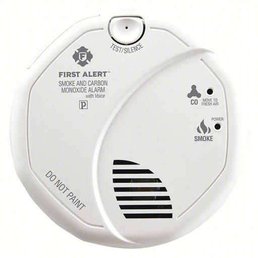 BRK SC7010BV Carbon Monoxide and Smoke Alarm, Photoelectric Sensor, 85 dB @ 10 ft Audible Alert