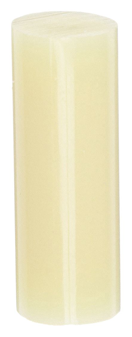3M 3762 Hot Melt Adhesive, Smooth Sticks, 1 in Dia, 3 in Lg, Tan, 22 lb Pack Qty, 242 PK