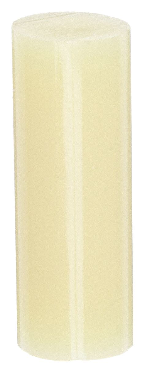 3M 3738 Hot Melt Adhesive, Smooth Sticks, 5/8 in Dia, 2 in Lg, Tan, 11 lb Pack Qty, 484 PK