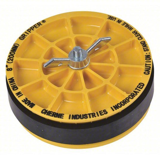 Cherne 270288 Pipe Plug Wing Nut, Inside Pipe, For 8 in Pipe, Natural Rubber Plug