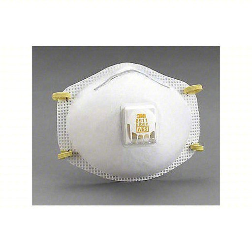 3M 8511PA1-A Disposable Respirator Dual, Non-Adj, Metal Nose Clip, Std, White, M Mask Size,N95, 12 PK - Redwood.KV2JCN5