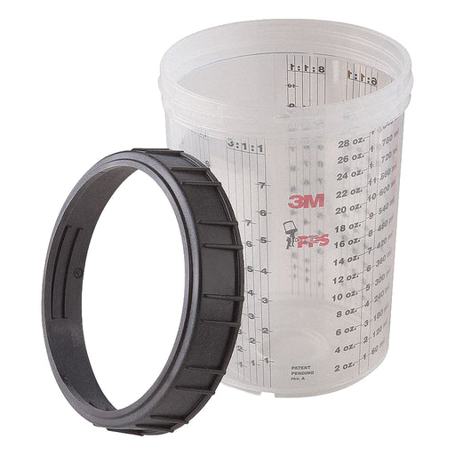 3M PPS Cup and Collar, Large, PK4