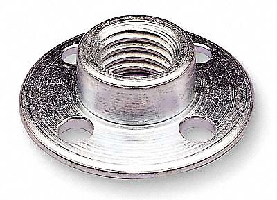 3M 02618 Fiber Disc Retainer Nut, 5/8"-11, 5/16 in L, PK10