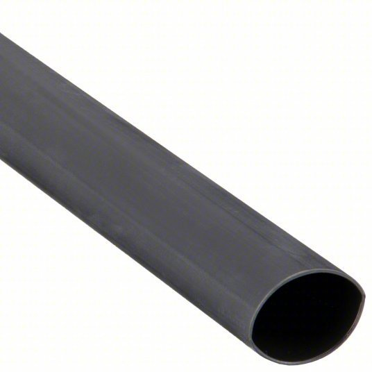 3M ITCSN-0400-48"-BLACK-5 PCS Heat Shrink Tubing 0.4 in I.D. Before Shrinking, 0.15 in I.D. After Shrinking, 4 ft Lg, 5 PK