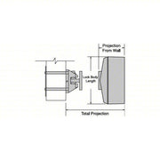 Edwards Signaling 1508-AQN5 Door Holder, Surface Mount