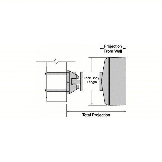 Edwards Signaling 1508-AQN5 Door Holder, Surface Mount