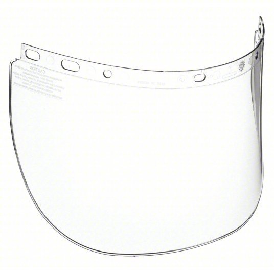 Honeywell Fibre-Metal 4178CL Faceshield Visor Clear, Uncoated, Polycarbonate, 8 in Visor Ht