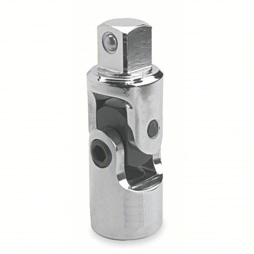 Proto J5470A Universal Joint 1/2 in Output Drive Size, Square, 2 3/4 in Overall Lg, Chrome