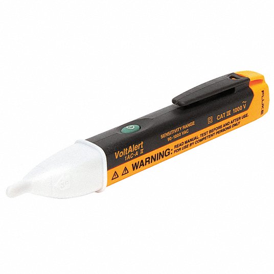 Fluke FLK-1AC-II-5PK Voltage Detector, 90 to 1000V AC, 5 in Length, Audible, Visual Indication