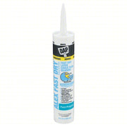 DAP 18425 Silicone Caulk Alex Fast Dry, White, 10 oz Container Size, Cartridge