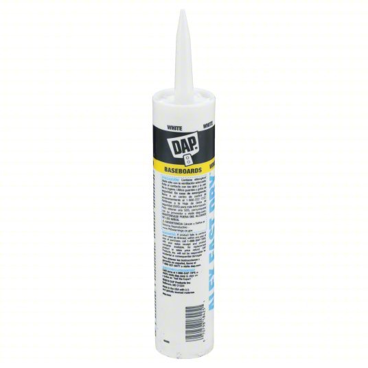 DAP 18425 Silicone Caulk Alex Fast Dry, White, 10 oz Container Size, Cartridge
