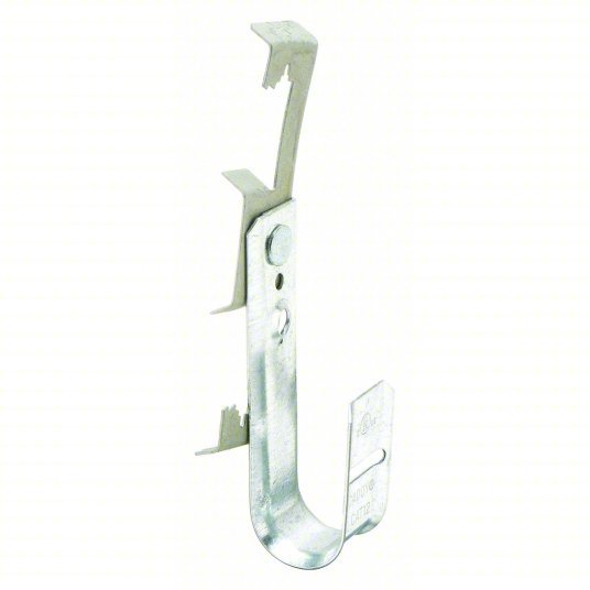 Nvent Caddy CAT124Z34 J-Hook Clamp 3/4 in Max. Bundle Dia., 48 lb Max. Load Capacity, Galvanized Steel