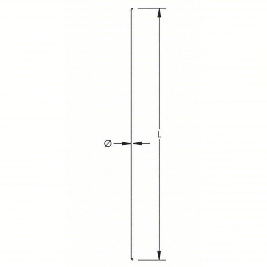Nvent Erico 615880 Pointed End Ground Rod 5/8 in Dia, 8 ft Overall Lg, Copper Bonded Steel