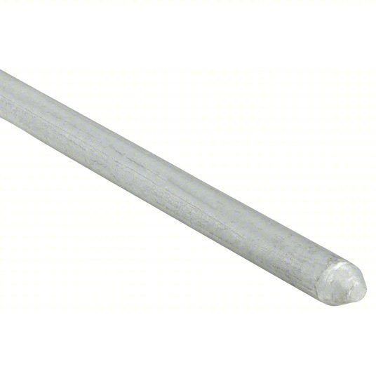Nvent Erico 815880 Pointed End Ground Rod 5/8 in Dia, 8 ft Overall Lg, Galvanized Steel