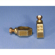 Nvent Erico CP58 Grounding Connector Bronze, 8 AWG SOL to 2 AWG STR Grounding Wire Size, 1 Grounding Wires