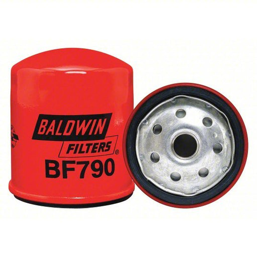 Baldwin BF790 Fuel Filter Spin-On, 3 1/32 in Outside Dia, M16-1.50 Thread Size, Cellulose