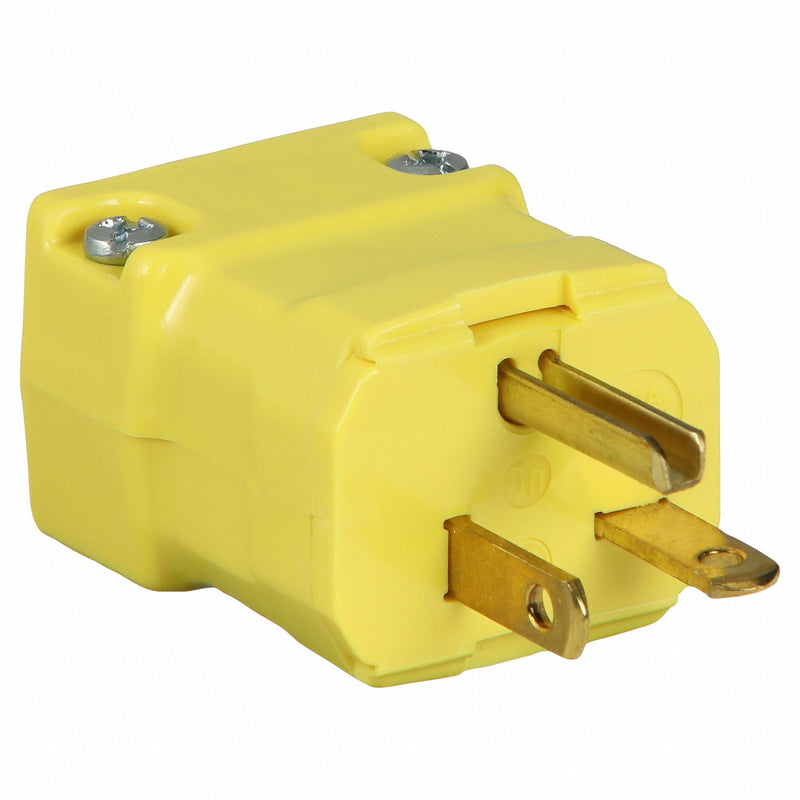 Hubbell HBL5464VY Straight Blade Plug 6-20P 250V 20A Yellow
