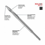 Bosch HS1472 Chisel Bit 1/4 in Head Wd, 10 in Overall Lg, 25/64 in Shank Dia - Redwood.KV2LDA4