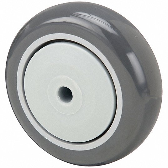 Albion XA0302806 Caster Wheel 3 in Wheel Dia., 1 1/4 in Wheel Wd, Polyurethane, 300 lb Load Rating