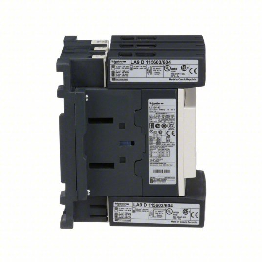 Schneider LC1D150G7 IEC Magnetic Contactor Non-Reversing, 3 Poles, 150 A, 120V AC Coil, 1NO/1NC