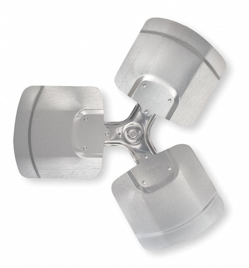 Revcor T2603-21 R Replacement Propeller, 26 in Dia, 1/2 in Bore, 21 Deg Pitch, 3 Blades, Aluminum