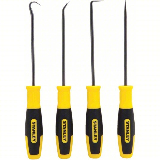 Stanley 82-115 Hook/Pick Set Stainless Steel, Angle/Hook/Push/Pull/Straight